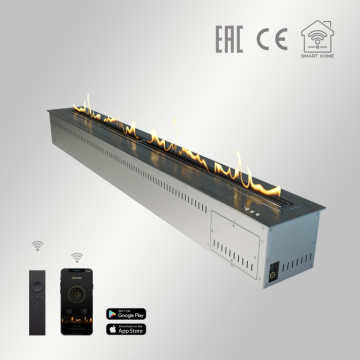 Автоматический встраиваемый биокамин AirTone ANDALLE 1500 графит