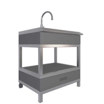 Мобильный модуль с мойкой (мойка и смеситель не входят в комплект)