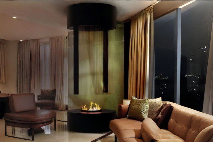 Камин дровяной центральный островной AVES 1 Модель МУРАНО