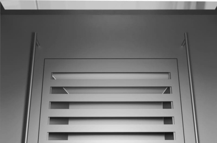 Камин дровяной центральный подвесной AVES 6 Модель ПРАТО