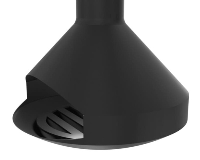 Камин дровяной центральный подвесной AVES 8 Модель ПАЛЕРМО Поворотный