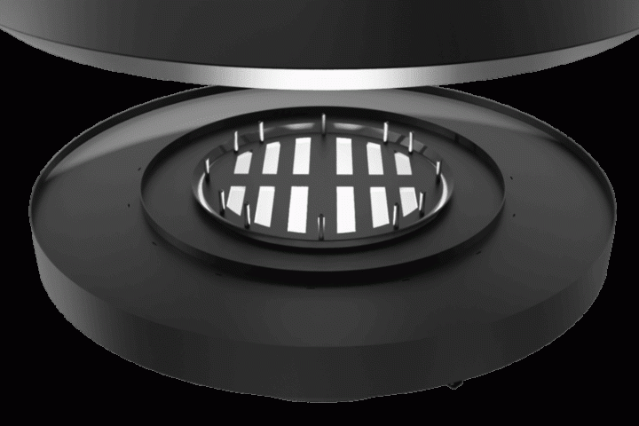 Камин дровяной центральный AVES 10 Модель ВЕНЕЦИЯ открытый