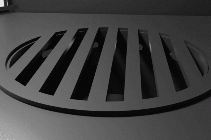 Камин дровяной угловой AVES 13 Модель ВЕНЕЦИЯ открытый