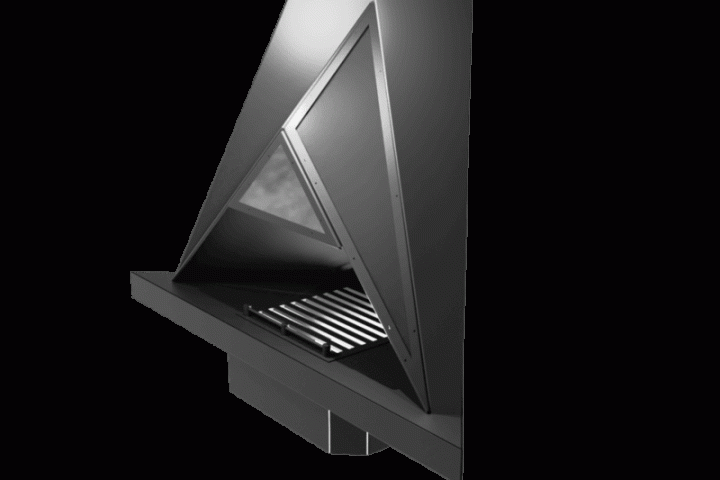 Камин дровяной угловой AVES 19 Модель БАРИ