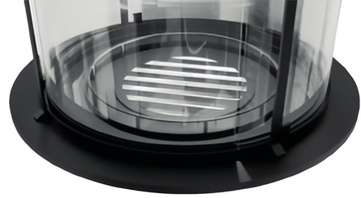 Камин дровяной подвесной-центральный AVES 21 Модель КАТАНИЯ открытая