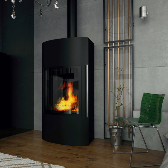 Печь-камин EMBER Гордана 480 L+ black (чёрная) Печь-камин EMBER Гордана 480 L+ black (чёрная)