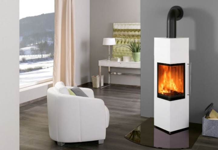 Печь-камин EMBER Стеван 700 XL White (белая)