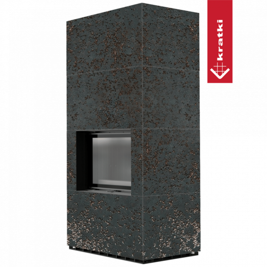 Каминокомплект Kratki PRO FLOKI OXIDE NERO