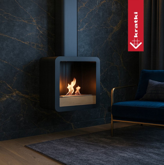 Биокамин подвесной Kratki Tetra TUV