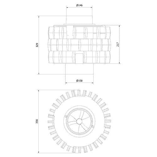Комплект чугунных теплоаккумулирующих дисков d-150мм (3 шт.)