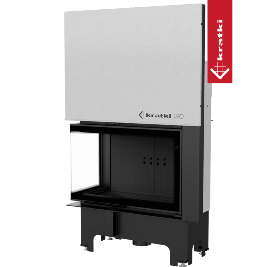 Топка VNL/810/410 Black угловое стекло слева, гильотина АКЦИЯ!