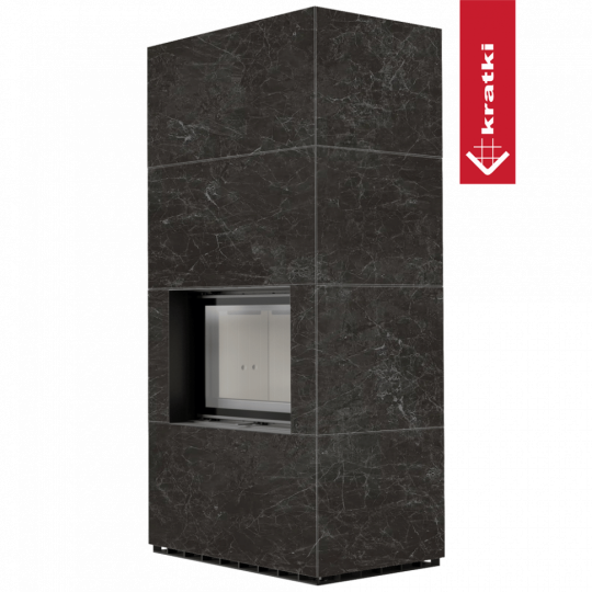 Каминокомплект Kratki PRO FLOKI NATURALI NERO GRECO