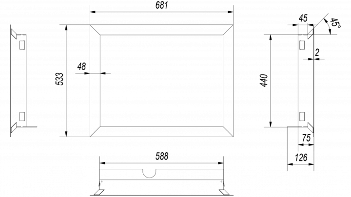 Рамка для топки MBM/G