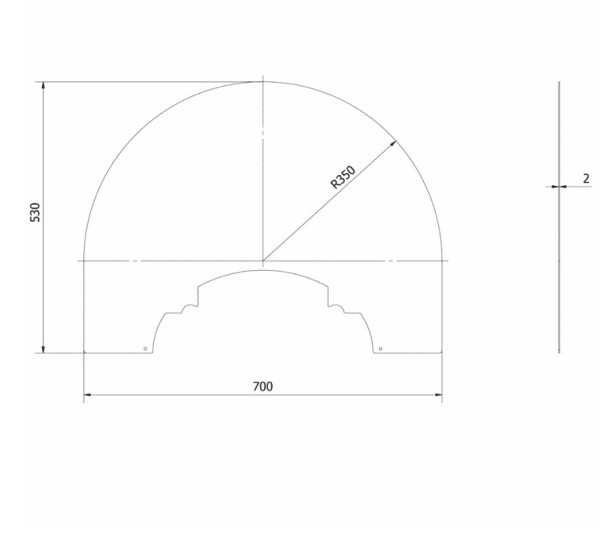 Притопочный лист Kratki SKADI