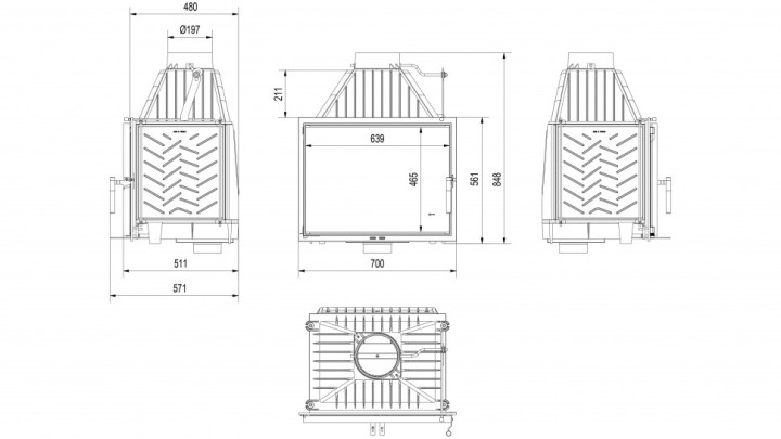 Топка Zosia ECO 12