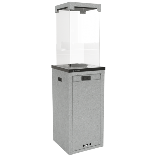 Нагреватель газовый PATIO/LIGHT сталь, цвет гранит