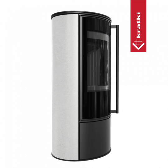 Печь Kratki PRO ERIK WHITE SATIN