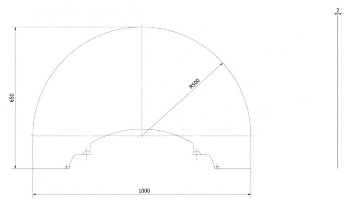 Притопочный лист Kratki KOZA/BJORN