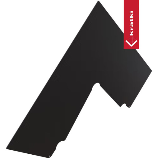 Притопочный лист Kratki REN квадрат