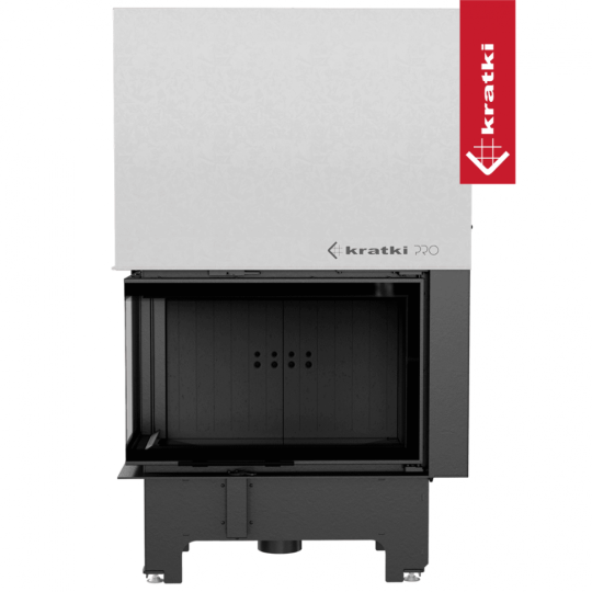 Топка VNL/810/410 Black угловое стекло слева, гильотина АКЦИЯ!