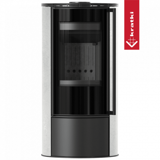 Печь Kratki PRO ERIK WHITE NATURAL