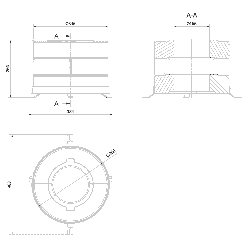 Комплект бетонных теплоаккумулирующих дисков Kratki d-150мм (6 шт., 3 слоя, V3)