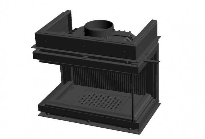Топка Firebird Emir, 753мм, D=200, трехсторонняя
