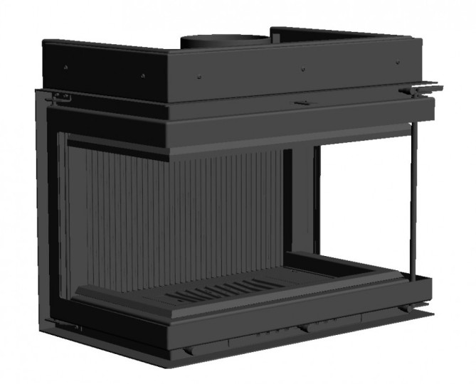 Топка Firebird Emir, 753мм, D=200, трехсторонняя
