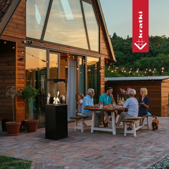 Нагреватель газовый PATIO/LIGHT, сталь, черный