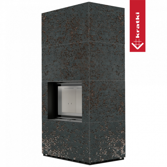Каминокомплект Kratki PRO FLOKI OXIDE NERO