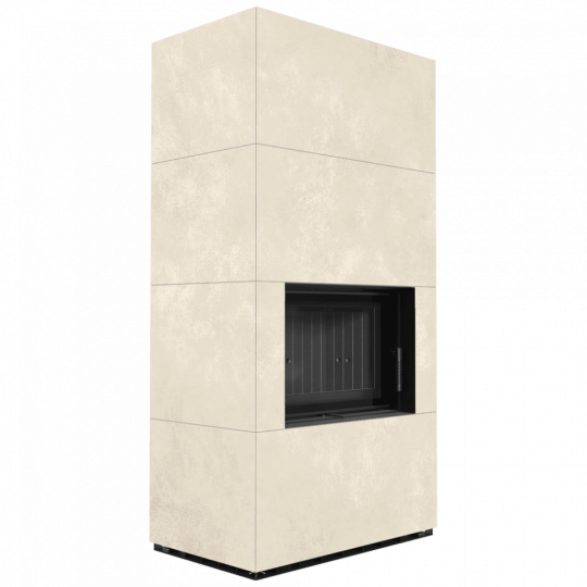 Каминокомплект Kratki PRO FLOKI BOX OXIDE BIANCO