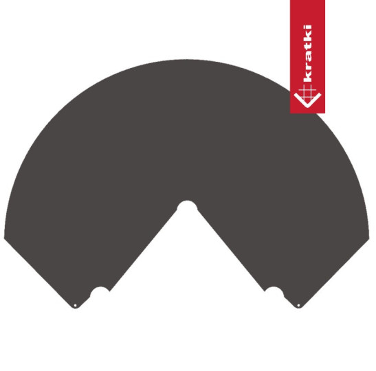 Притопочный лист Kratki REN полукруг
