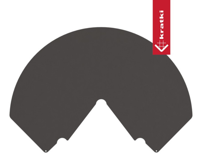Притопочный лист Kratki TORA полукруг