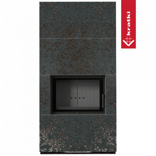 Каминокомплект Kratki PRO FLOKI OXIDE NERO