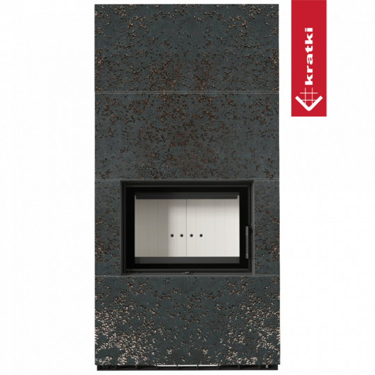 Каминокомплект Kratki PRO FLOKI OXIDE NERO