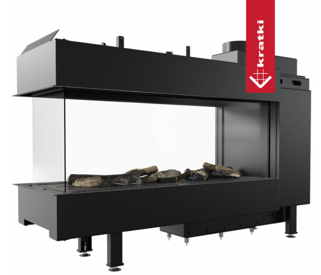 Газовая топка Kratki Pro LEO/LP/100/G31/37MBAR (баллонный газ)