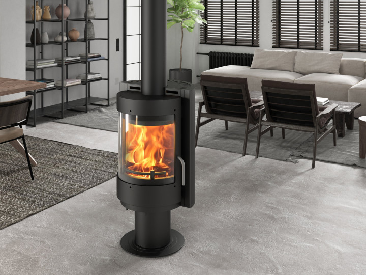 Печь-камин EMBER Радмила 500 D (белая)