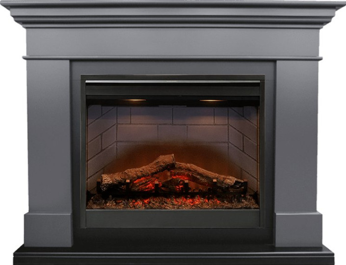 Каминокомплект California Graphite Gray - Серый графит с очагом Symphony 26'' DF2608-INT Каминокомплект California Graphite Gray - Серый графит с очагом Symphony 26'' DF2608-INT