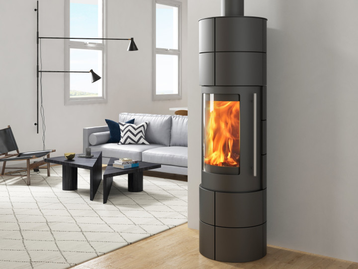 Печь-камин EMBER Oля 2 G (белая)