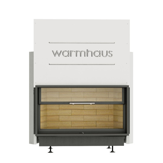 Каминная топка Warmhaus (Вармхаус) FLAT 100/57h с шамотом