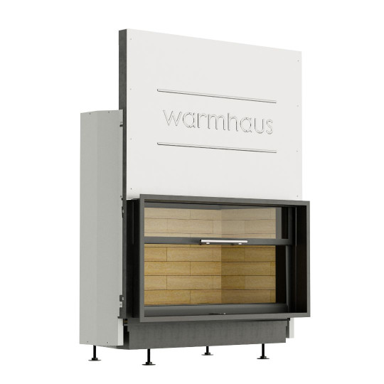 Каминная топка Warmhaus (Вармхаус) FLAT 100/57h с шамотом