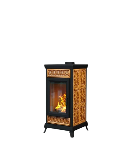 Печь-камин Astov Майолика Классик Мёд
