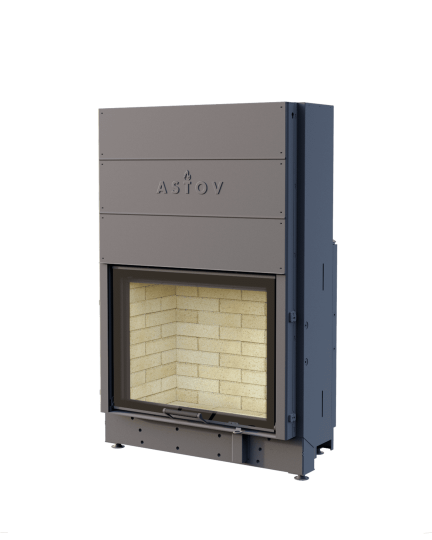 Каминная топка ASTOV ПС 8063 У футеровка 3D