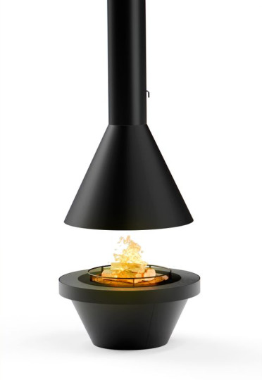 Центральный камин OpenFire SEUS с конической тумбой Центральный камин OpenFire SEUS с конической тумбой