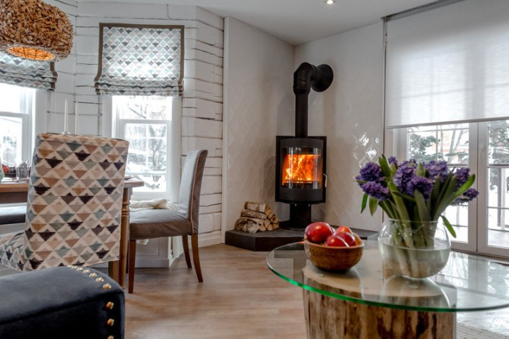 Печь-камин EMBER Радмила 500 D (чёрная)