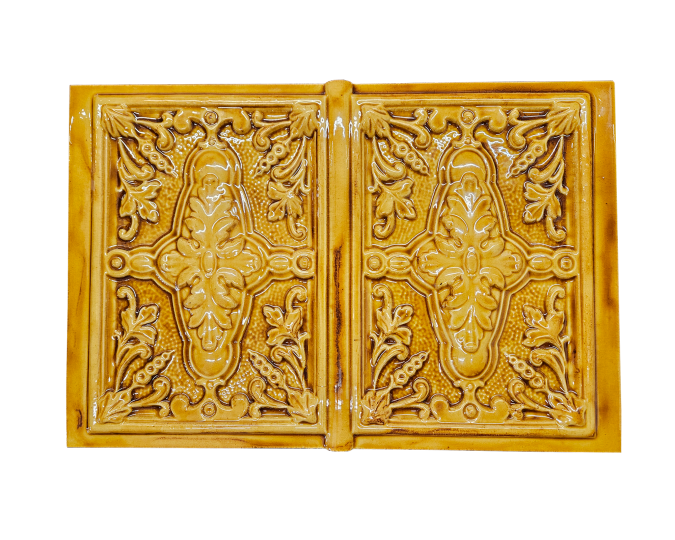 Печь-камин Astov Майолика Классик Мёд