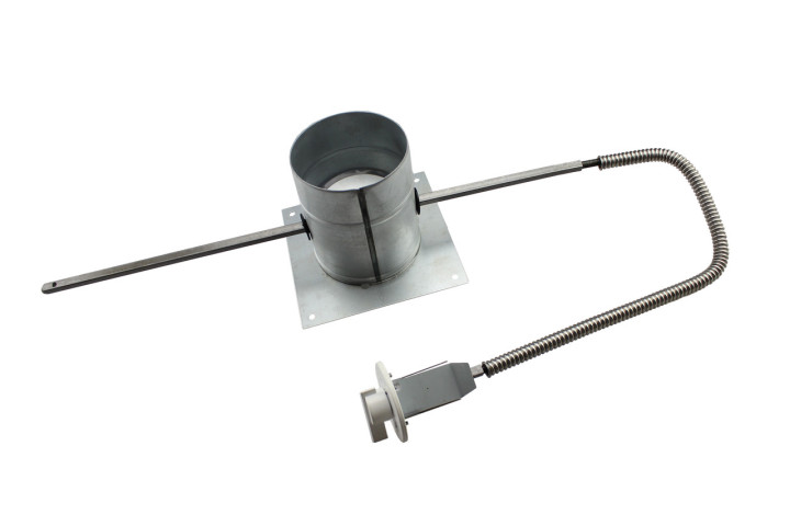 Клапан подачи воздуха с гибким валом с уплотнителем (длинна=1000 мм) CB-tec Ø100