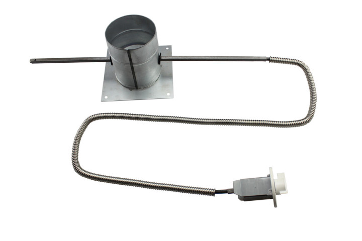Клапан подачи воздуха с гибким валом с уплотнителем (длинна=1500 мм) CB-tec Ø100