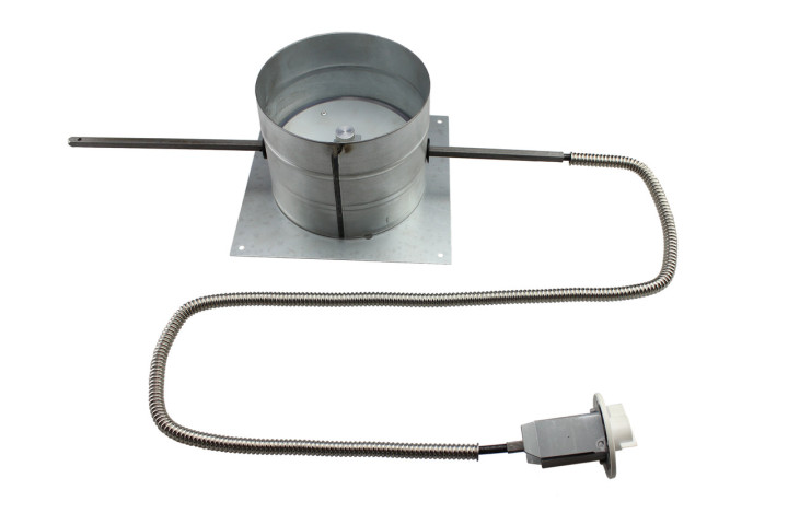 Клапан подачи воздуха с гибким валом с уплотнителем (длинна=1500 мм) CB-tec Ø160