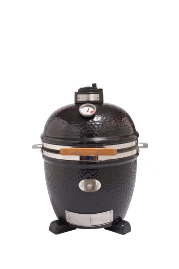 Керамический гриль Monolith Junior Pro-Series 2.0 Black (чёрный) без столиков и ножек Керамический гриль Monolith Junior Pro-Series 2.0 Black (чёрный) без столиков и ножек